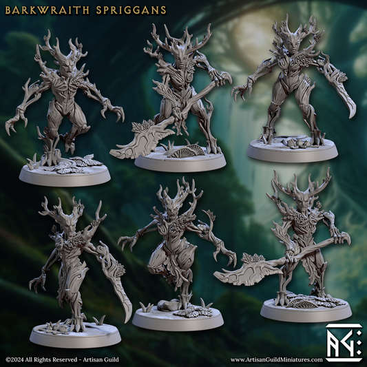 Barkwraith Spriggan (6 Models): Kit I & Kit II