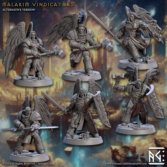 Malakim Vindicators (6 Models) Kit I,  Kit II & Kit III