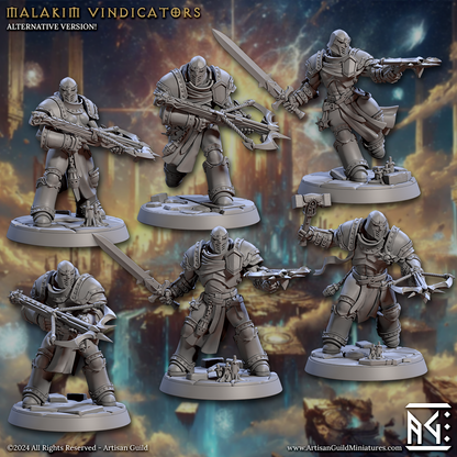 Malakim Vindicators (6 Models) Kit I,  Kit II & Kit III