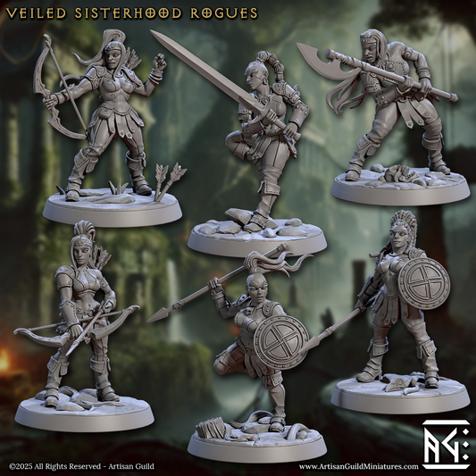 Veiled Sisterhood Rogues (6 Models) Kit 1 & Kit 2