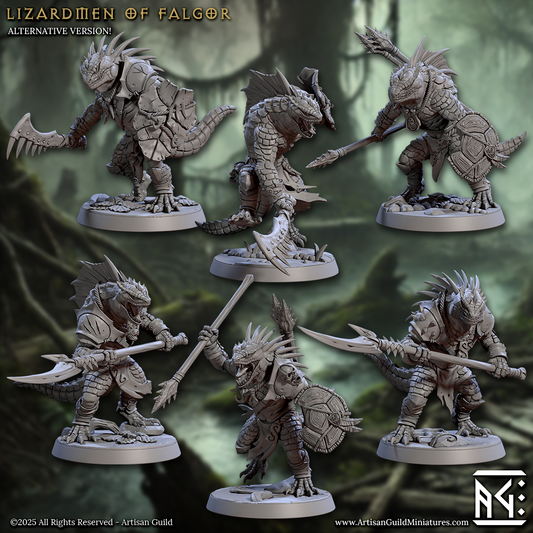 Lizardmen of Falgor (6 Models) Kit 1 & Kit 2