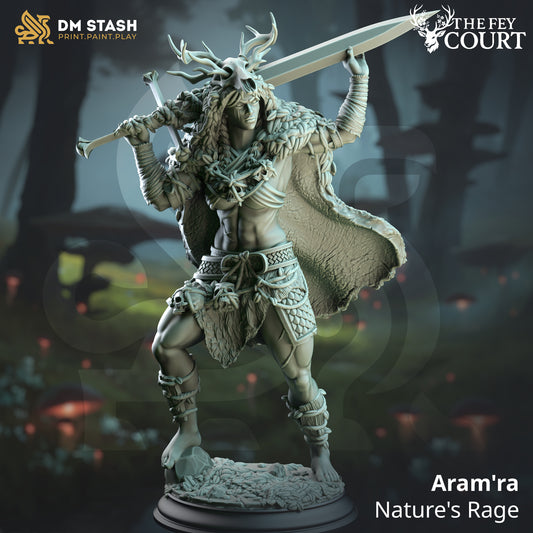 Aram'ra - Nature's Rage Female Barbarian