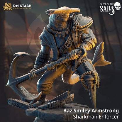 Baz Smiley Armstrong - Sharkman Enforcer - Great White or Hammerhead