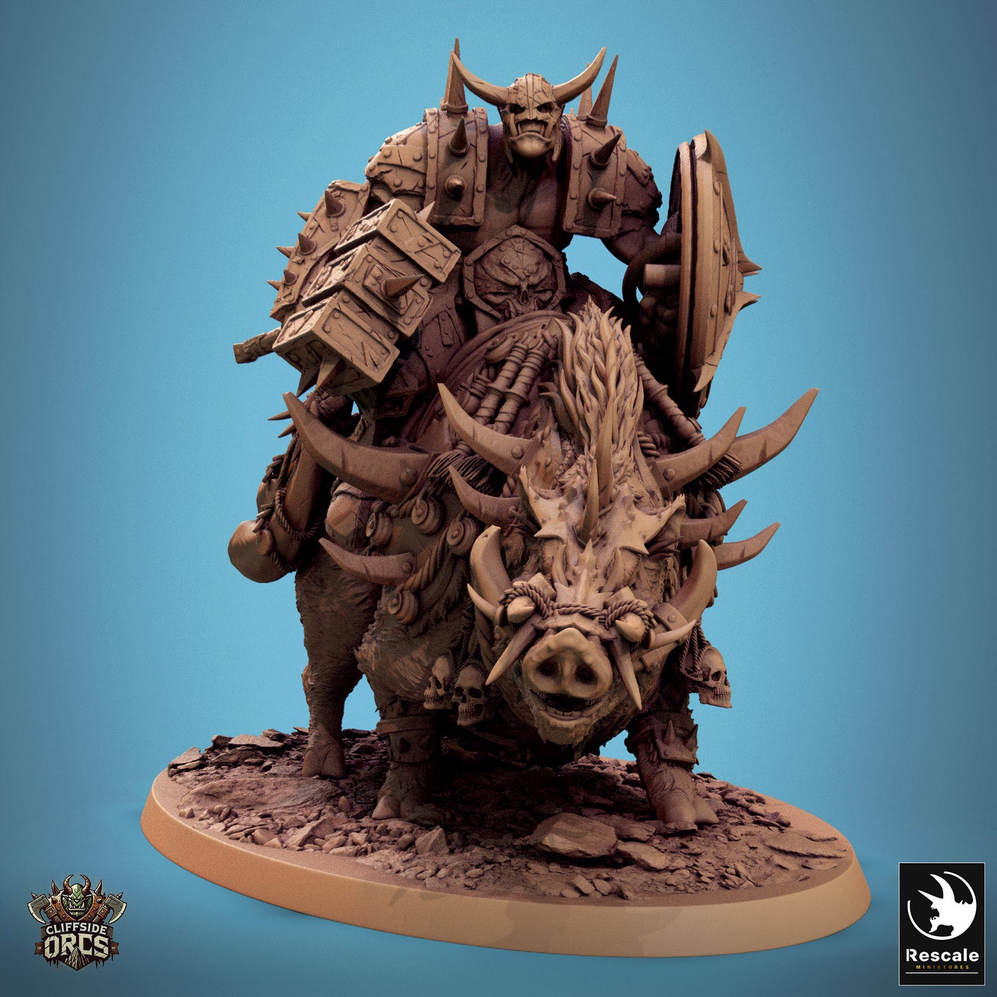 Orc Boar Mounted (8 Models)