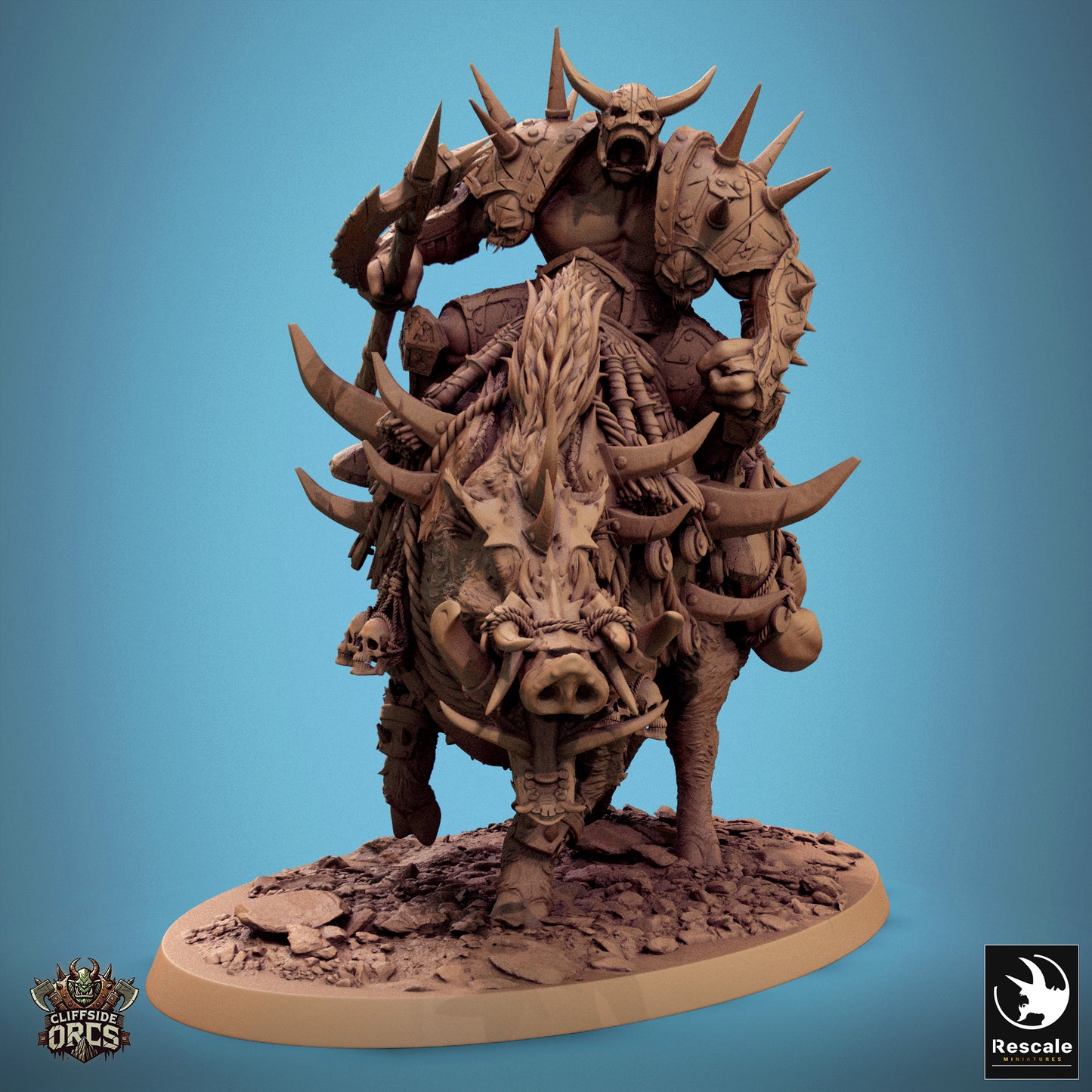 Orc Boar Mounted (8 Models)
