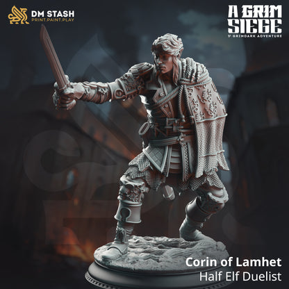 Corin of Lamhet - Half Elf Duelist