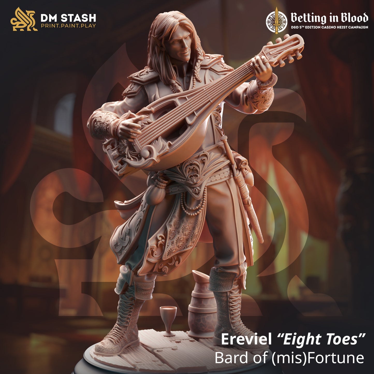 Elven Fortune Bard - Ereviel Eight Toes