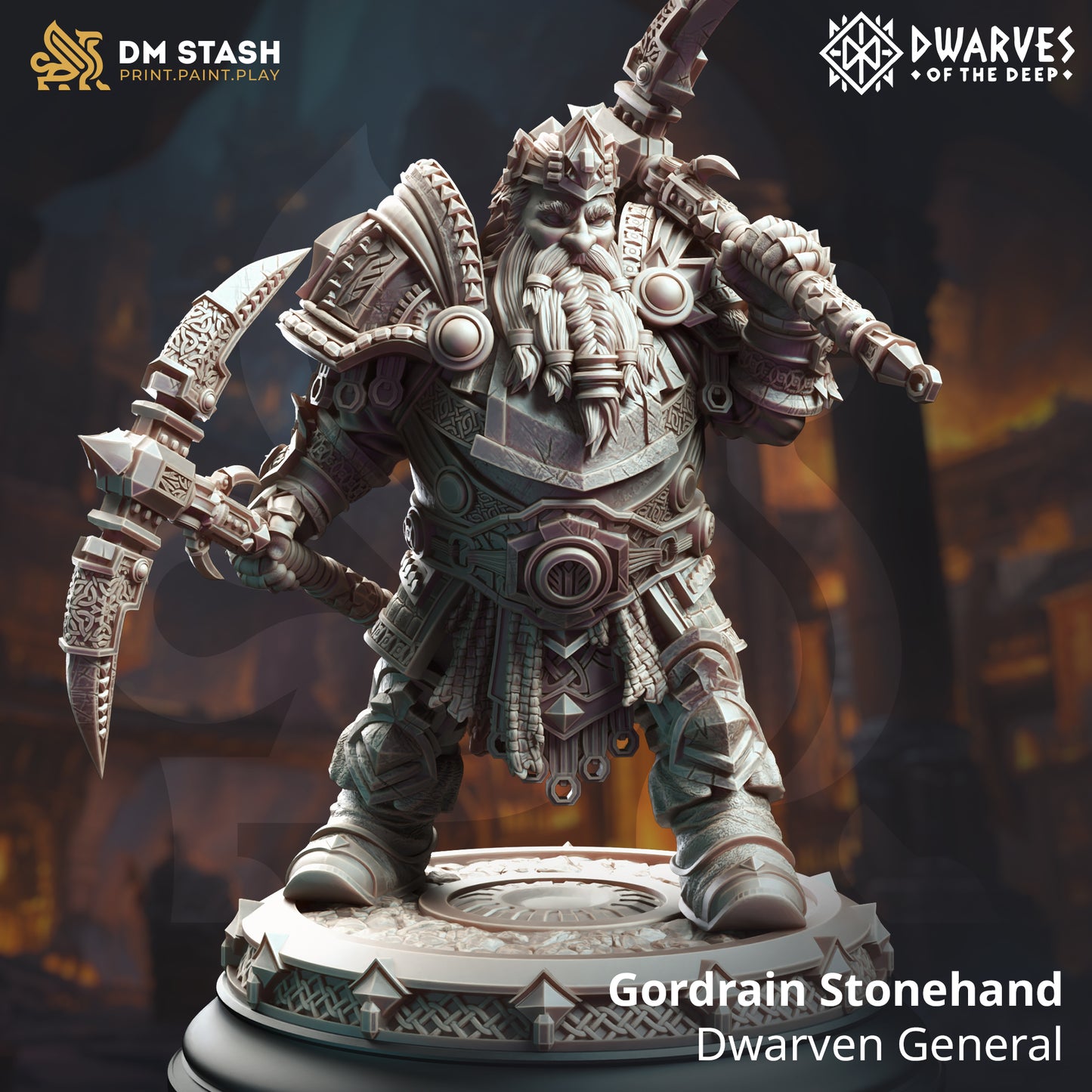 Dwarven General - Gordrain Stonehand