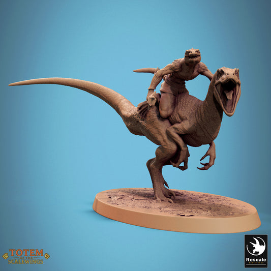 Jurassic Velociraptor Rider (7 Models)