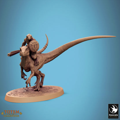 Jurassic Velociraptor Rider (7 Models)