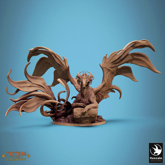Metallic Brass Dragon (2 Poses)