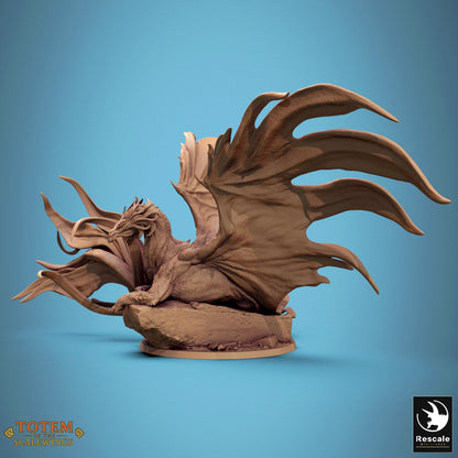Metallic Brass Dragon (2 Poses)