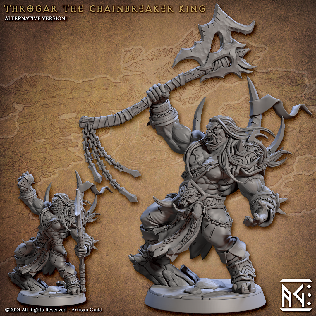 Orc Throgar The Chainbreaker King