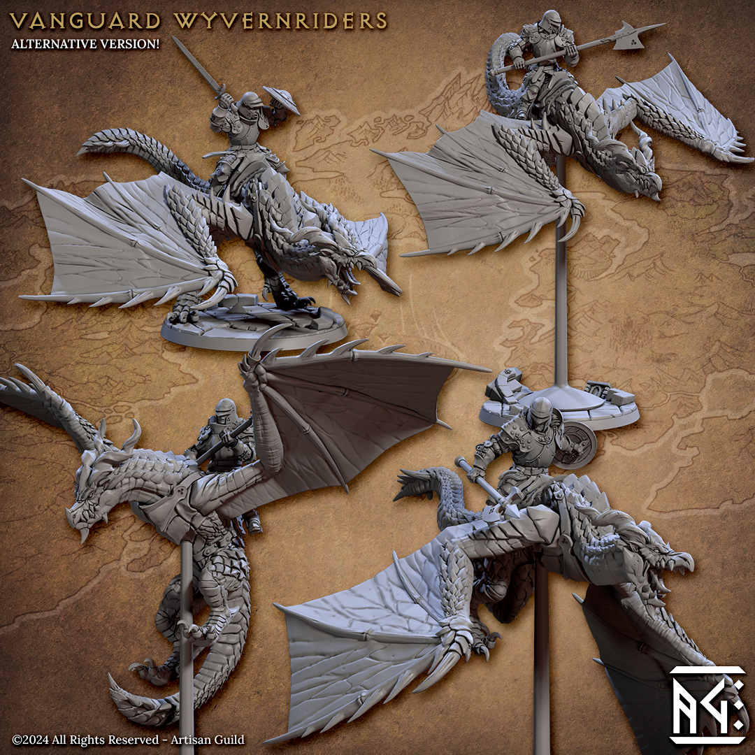 Vanguard Wyvernriders (4 Models) : Kit I or Kit II