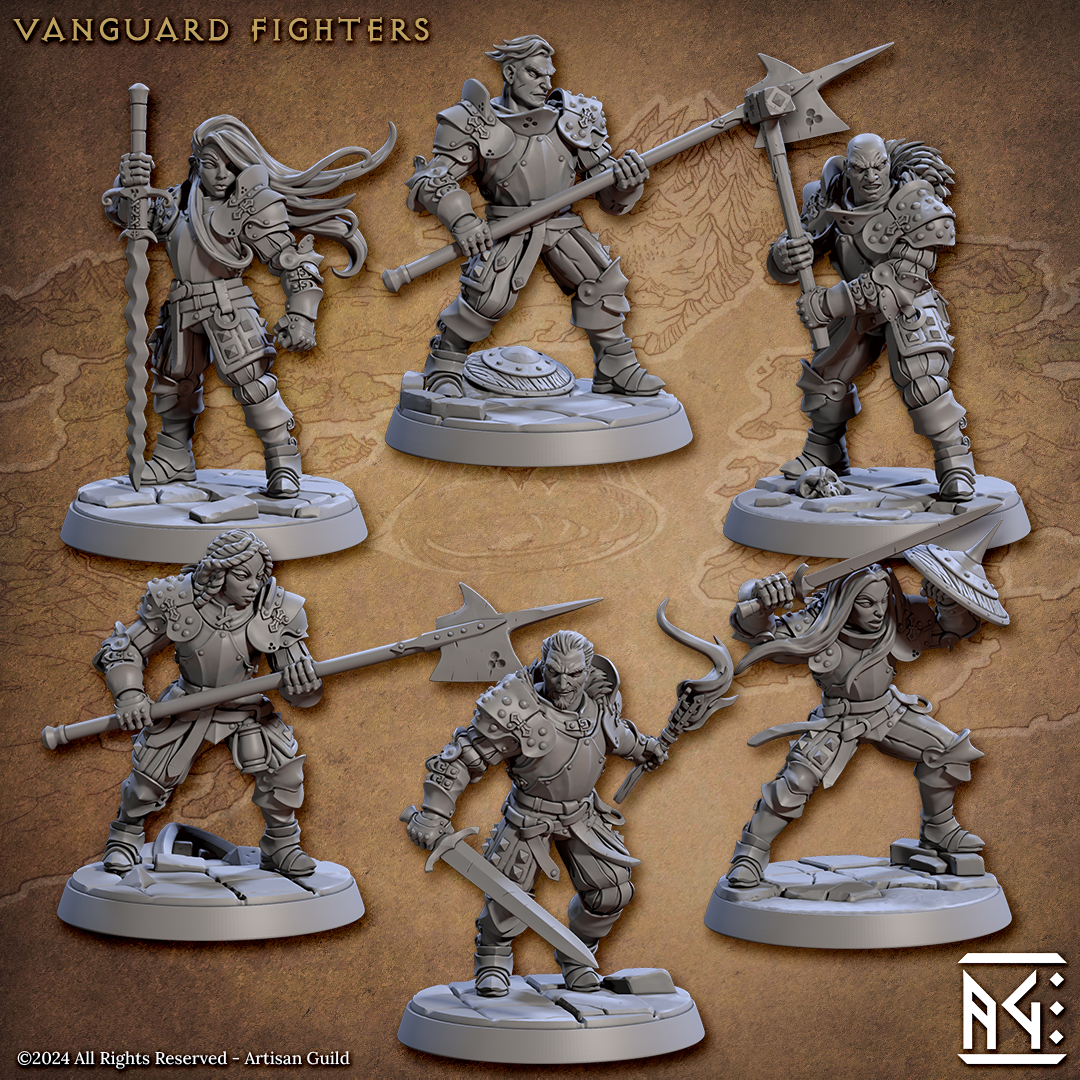 Vanguard Fighters Complete Set