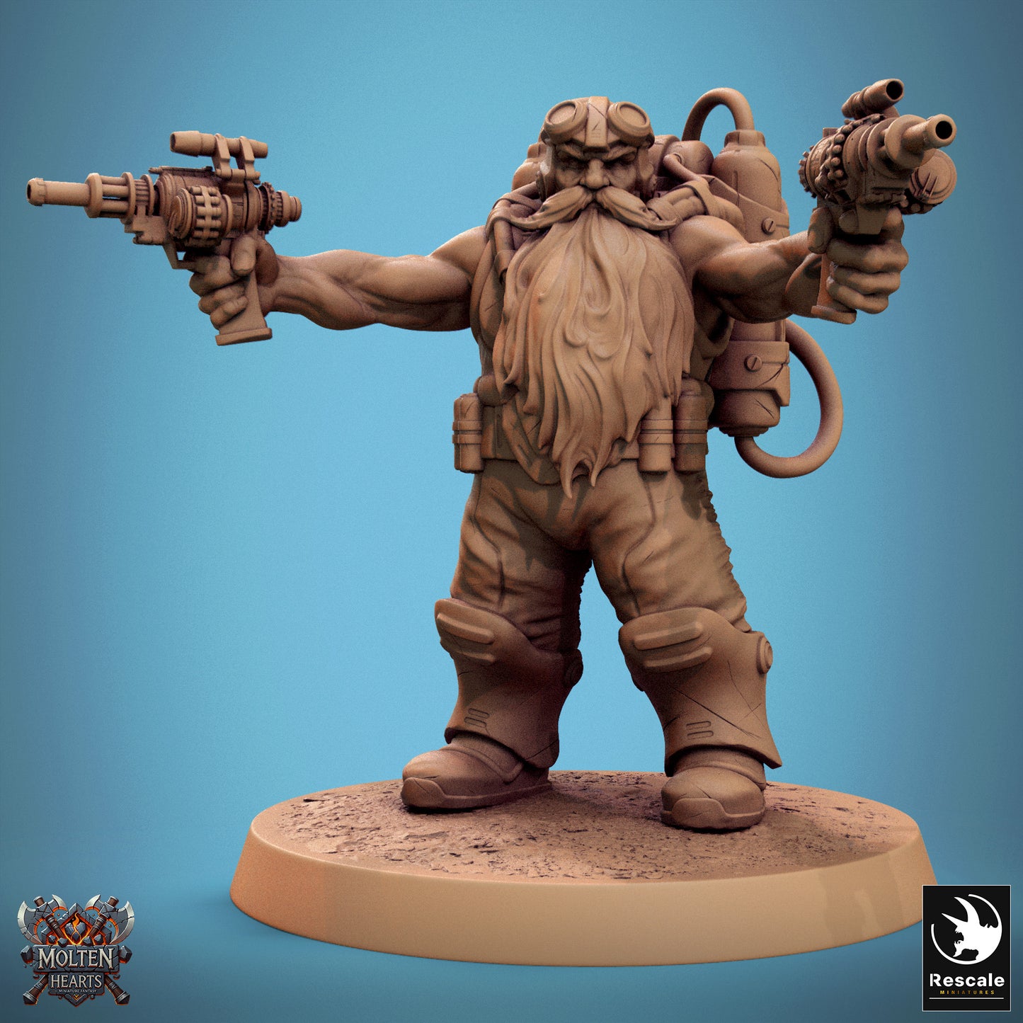 Dwarf Steampunk (20 Models)