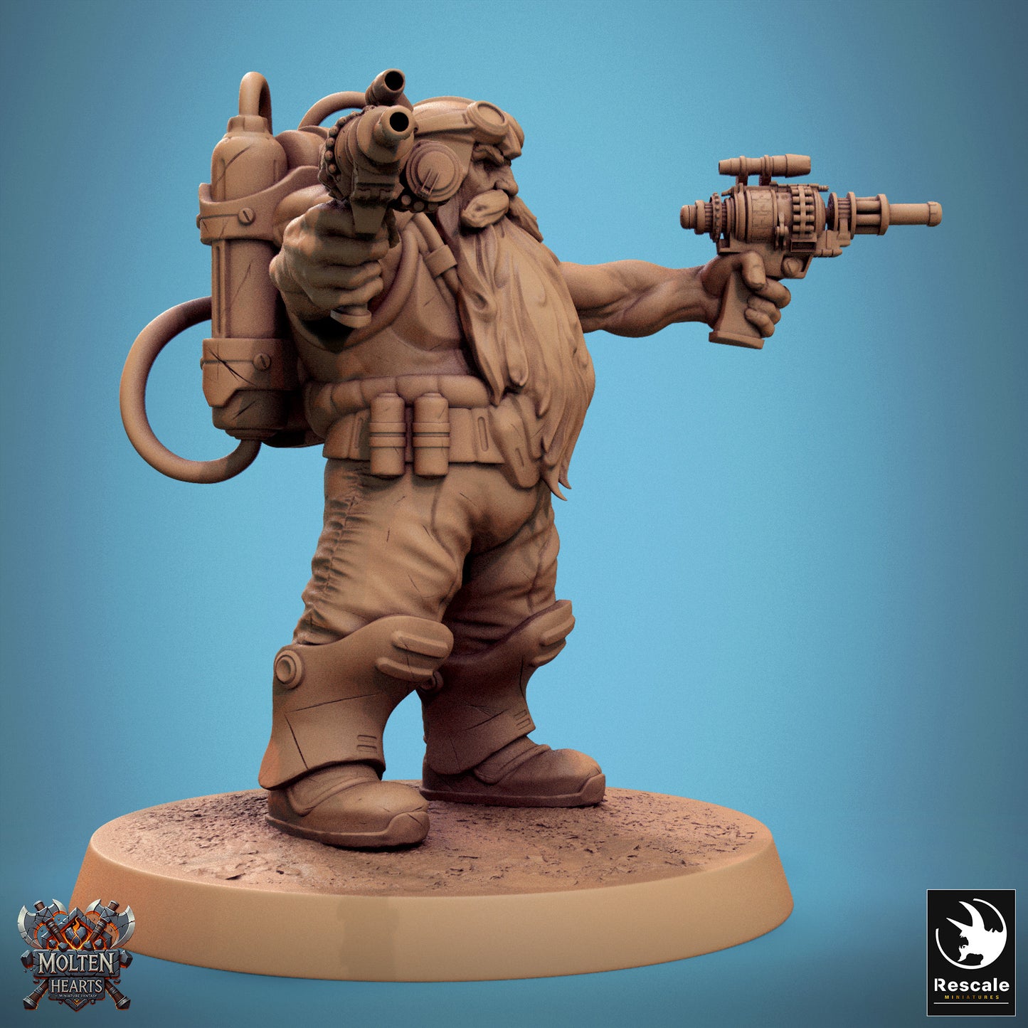 Dwarf Steampunk (20 Models)
