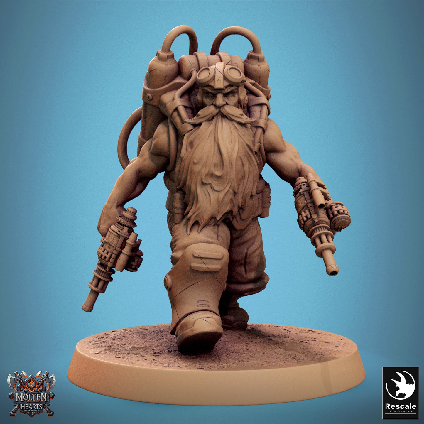 Dwarf Steampunk (20 Models)