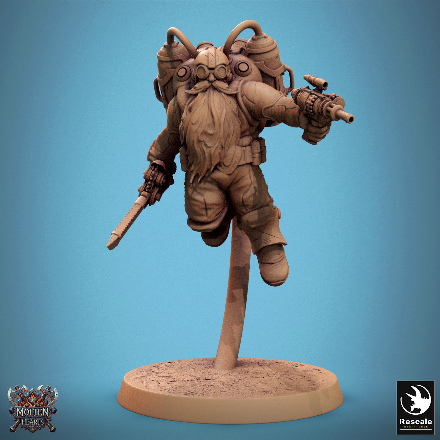 Dwarf Steampunk (20 Models)