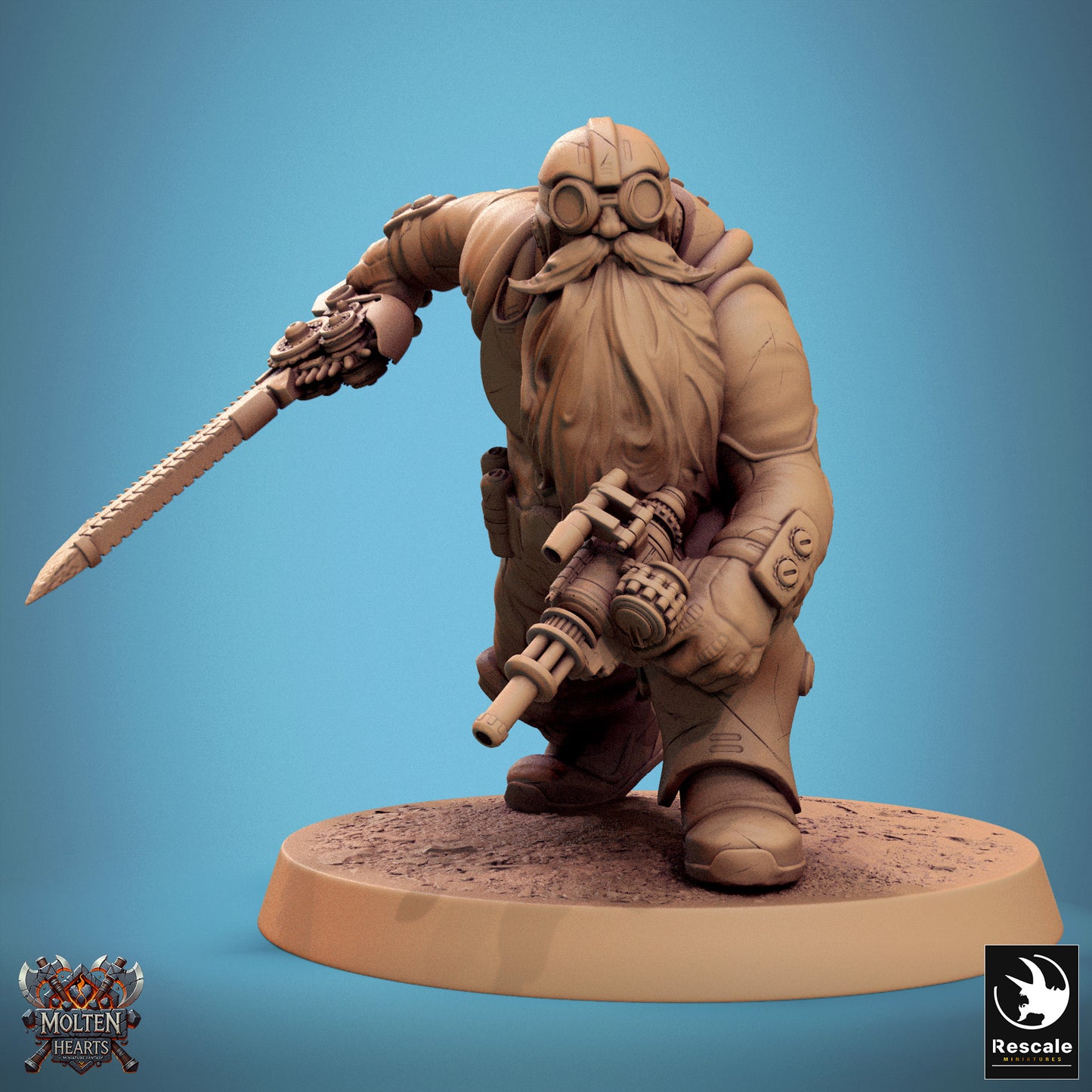 Dwarf Steampunk (20 Models)