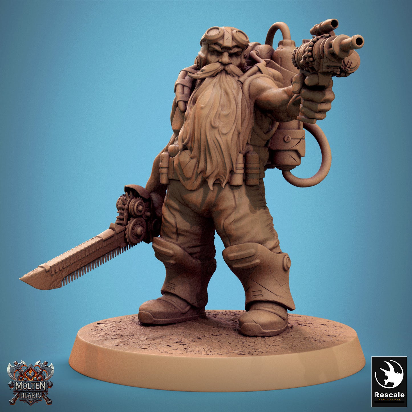 Dwarf Steampunk (20 Models)