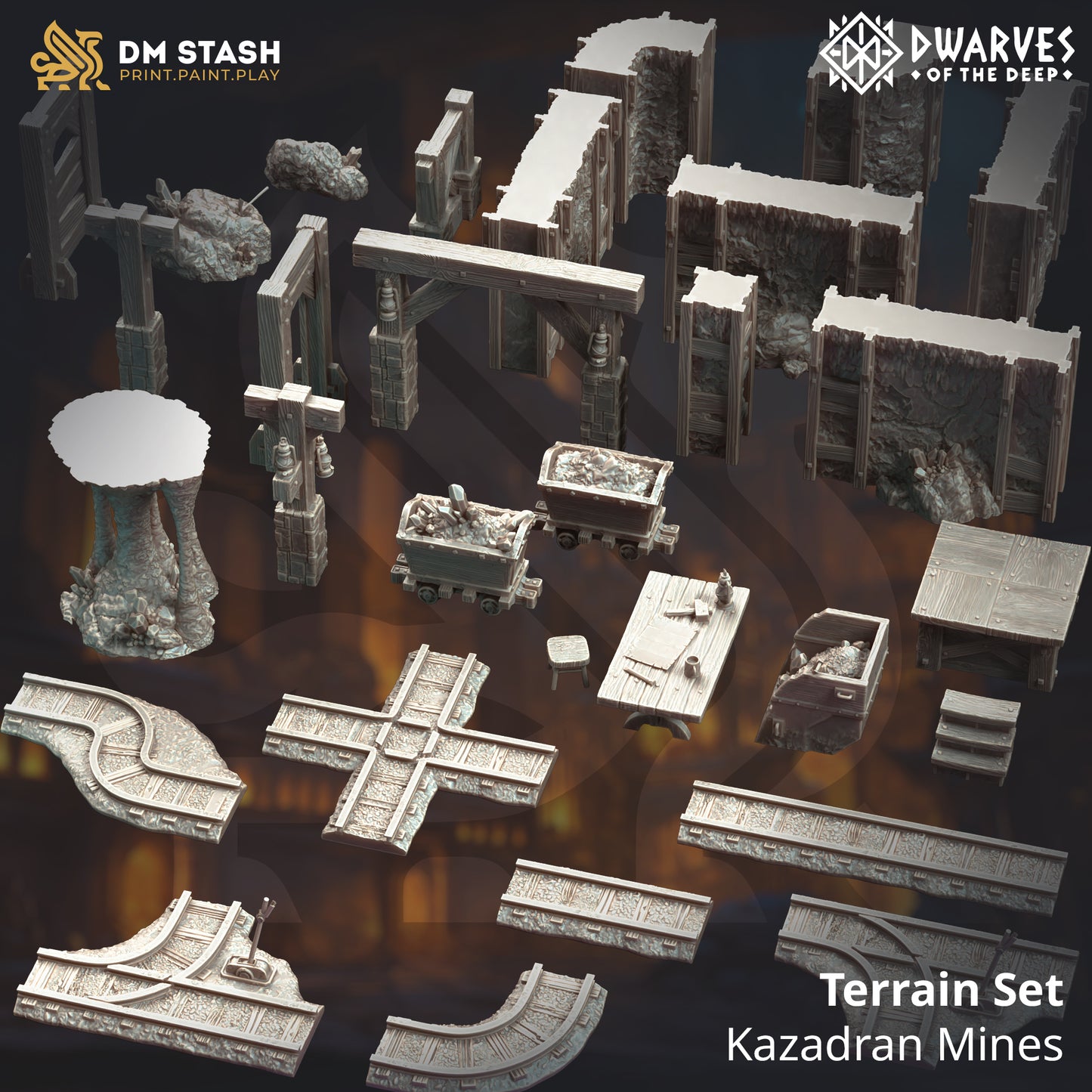 Kazadran Mines Terrain Set