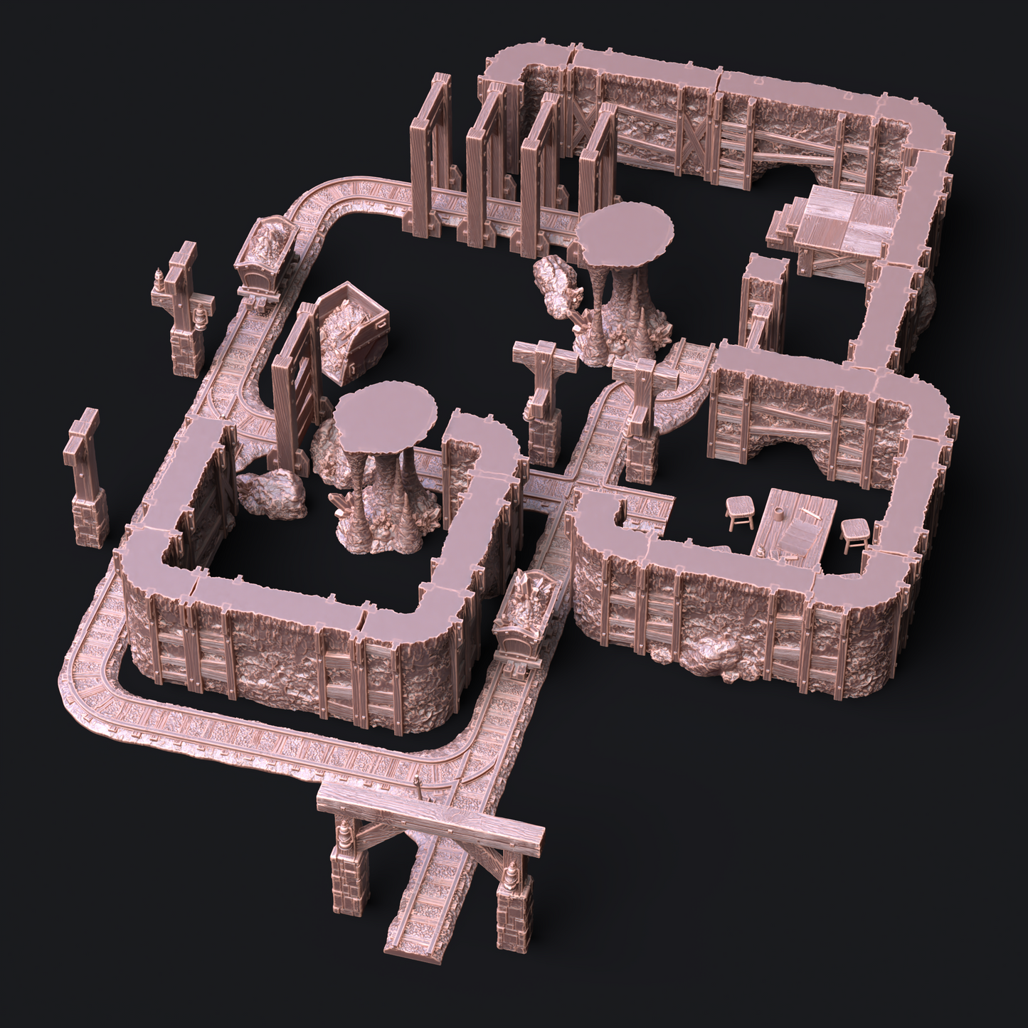 Kazadran Mines Terrain Set