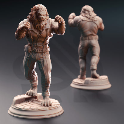 Lionfolk Pugilist - Vaa'dren