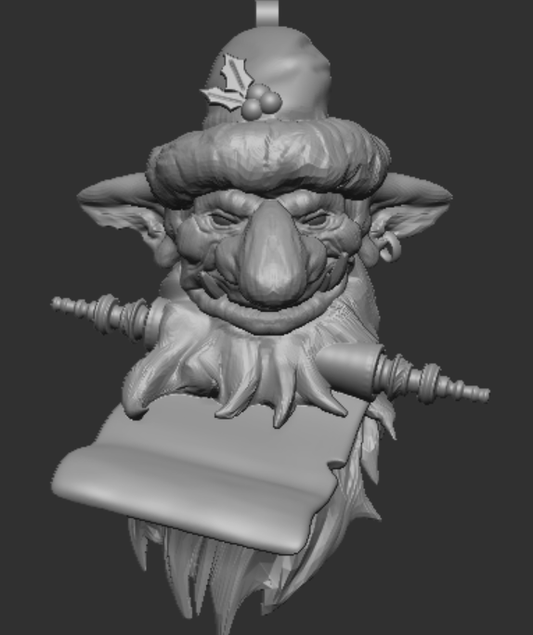 Free STL Goblin Ornament